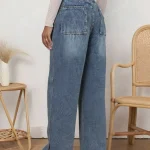 Pantalón de mezclilla con lentejuelas-DK2027# - 2