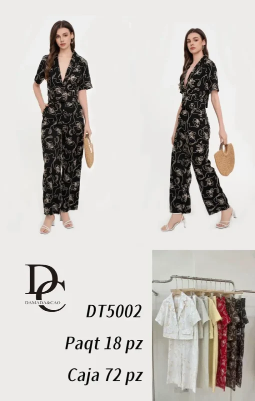 Conjunto estampado floral-DT5002