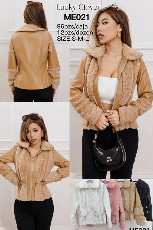 Chamarra Peluche Elegante-ME021