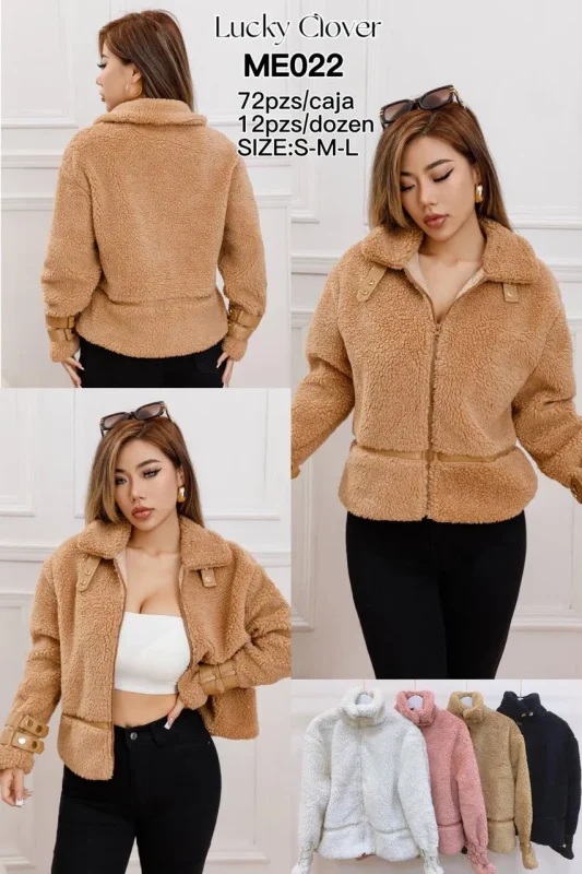 Chamarra Peluche Elegante-ME022