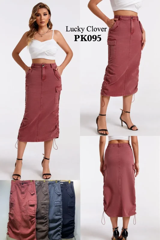 Falda Cargo Larga-1-PK095