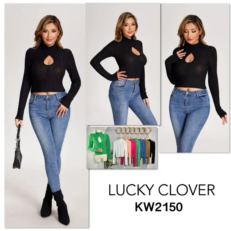 Blusa manga larga-1-KW2150