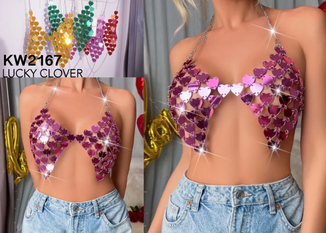 Blusa Corazones Brillante-HS25-KW2167