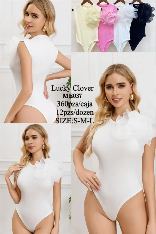 Blusa Elegante Con Flores-1-ME037