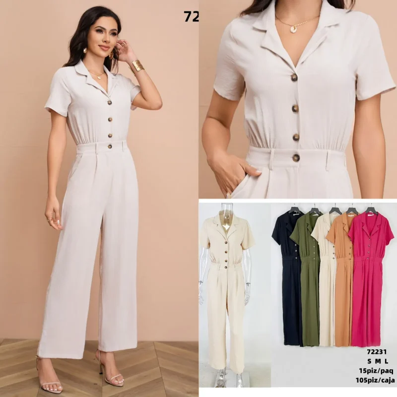 Jumpsuit Cómodo Casual-72231-0-72231