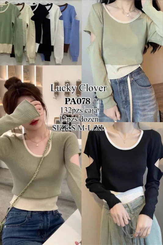 Suéter Con Hombro Al Aire-0-PA078