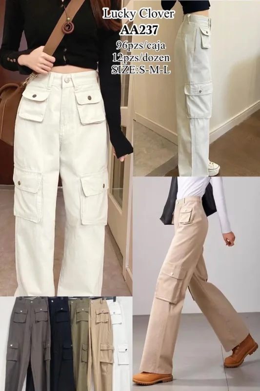 Pantalón Cargo Casual-AA237