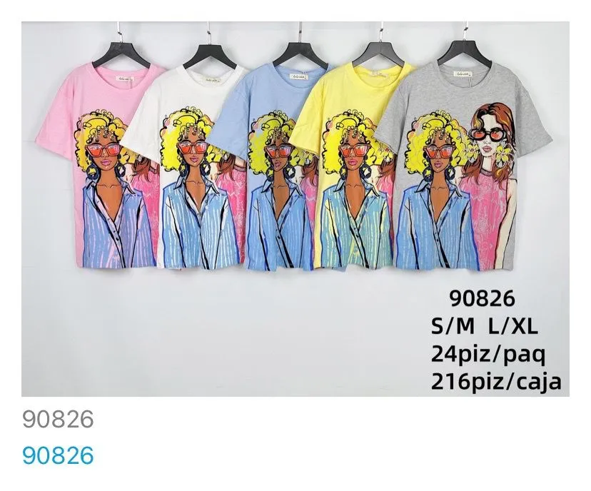 Blusa Ilustrada Moderna-90826