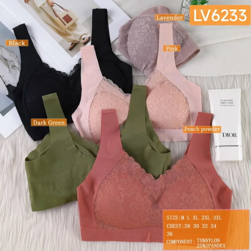 Brasier De Encaje Invisible-LV6233