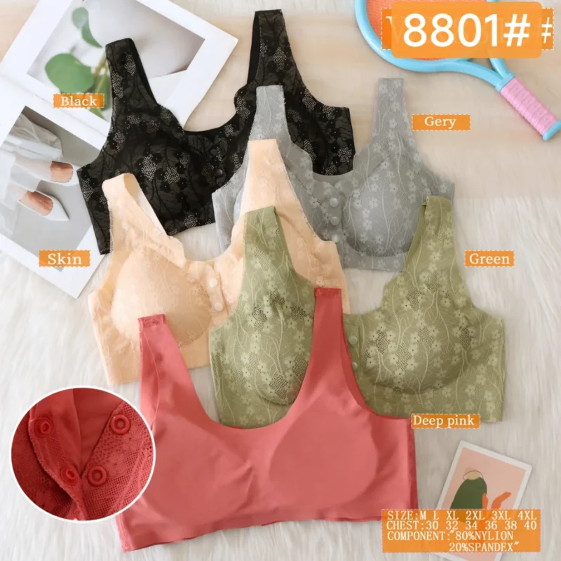 Top Invisible Con Encaje-8801