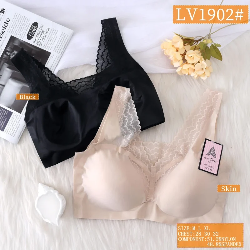 Top Sin Costuras Encaje-LV1902