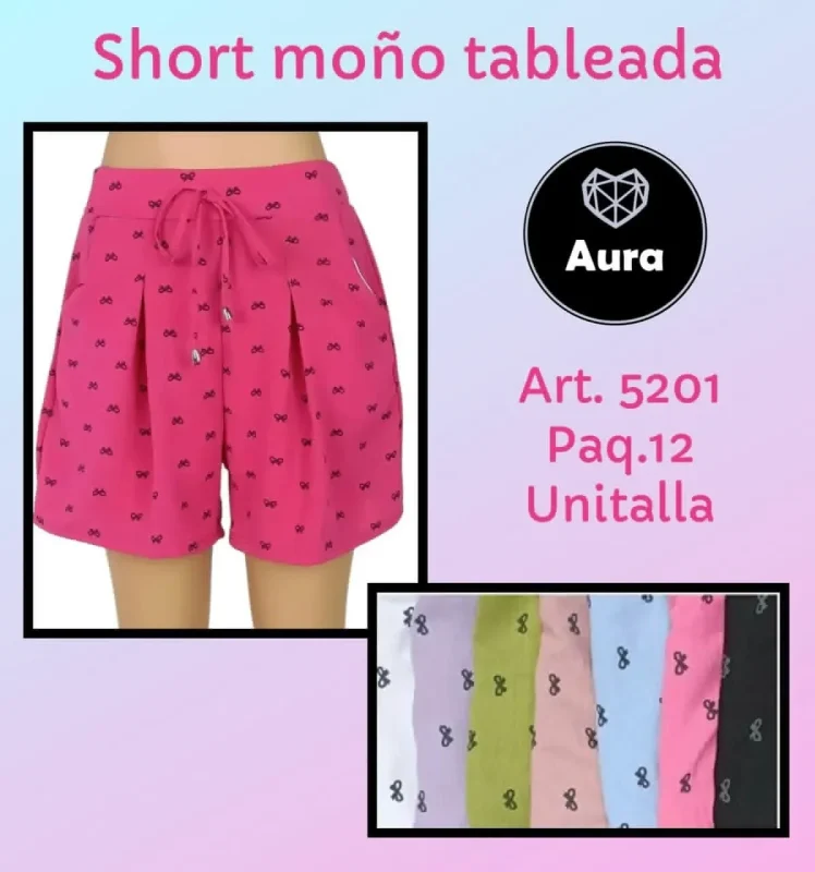 Short Moño Tableado-0-5201