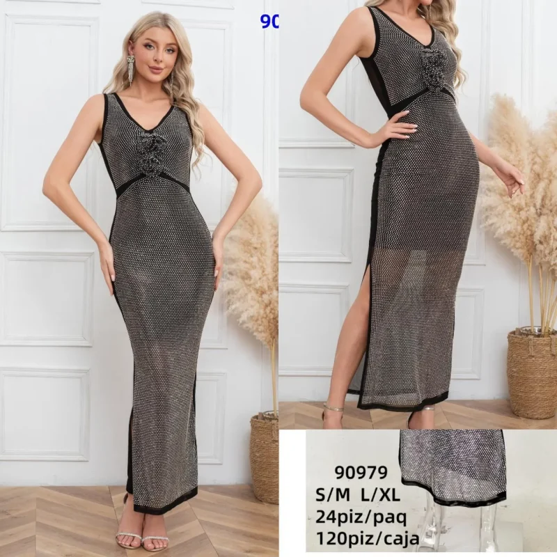 Vestido Elegante Lentejuelas-90979