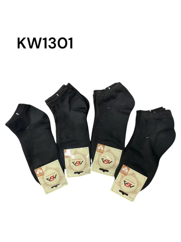 Calcetas Basicas Negras-KW1301