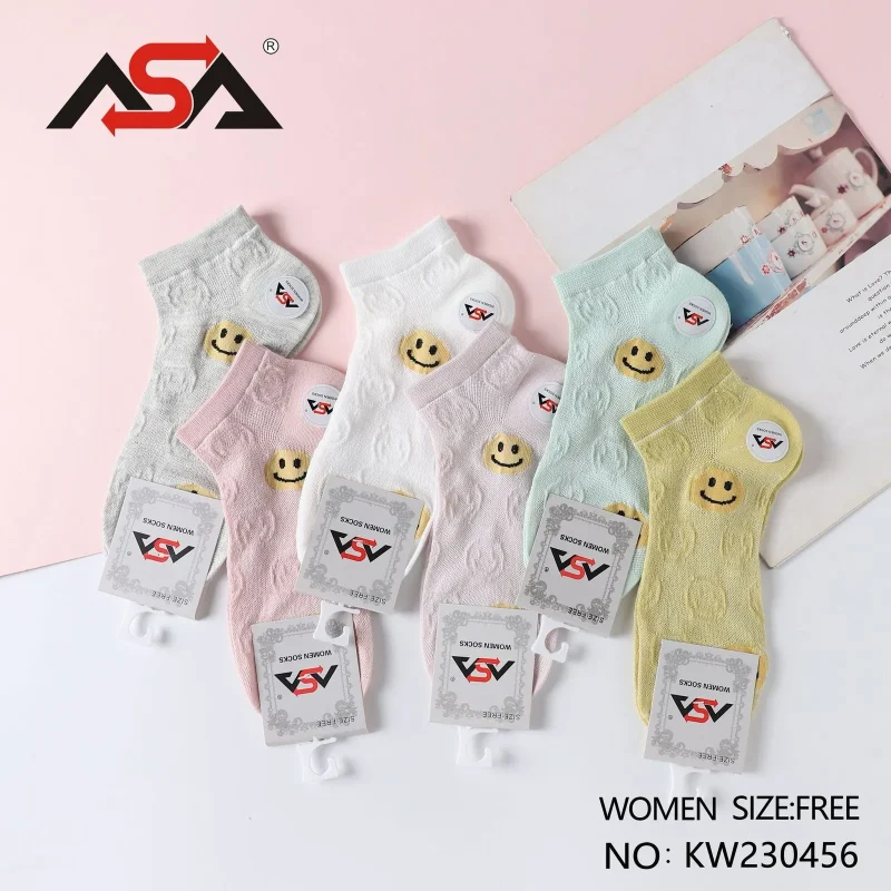 Calcetines con diseño de sonrisa-KW230456