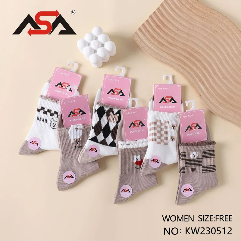 Calcetines de mujer con diseños-KW230512