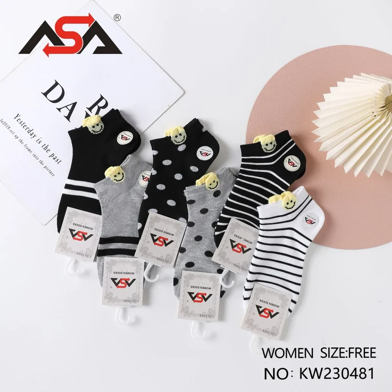 Calcetines con diseños de caras divertidas-KW230481