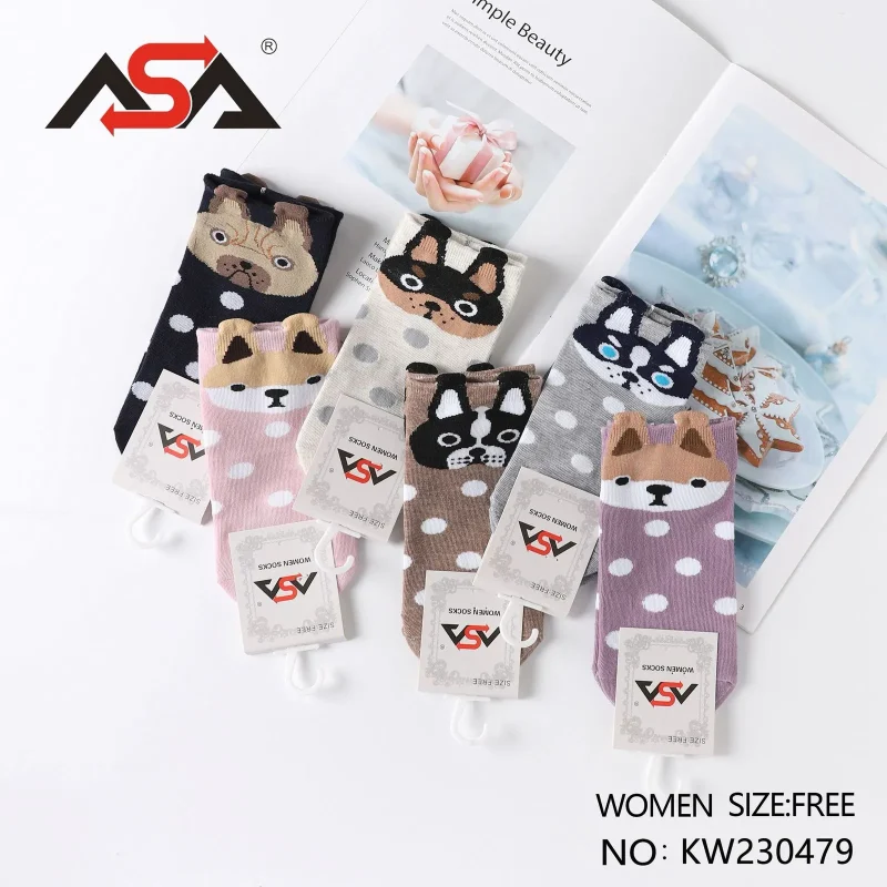 Calcetines con diseño de perros-KW230479