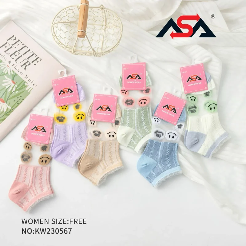 Calcetines con diseño de emoji-KW230567