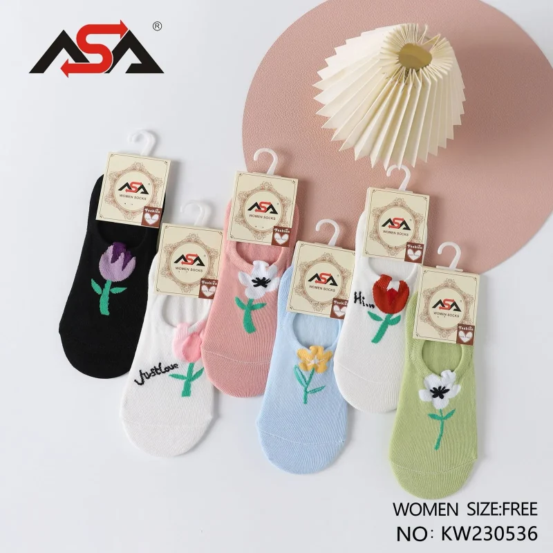 Calcetines con flores-0-KW230536