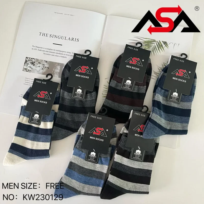 Calcetines de algodón para hombre-KW230129