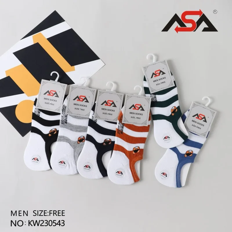 Calcetines de hombre talla libre con diseños variados-KW230543