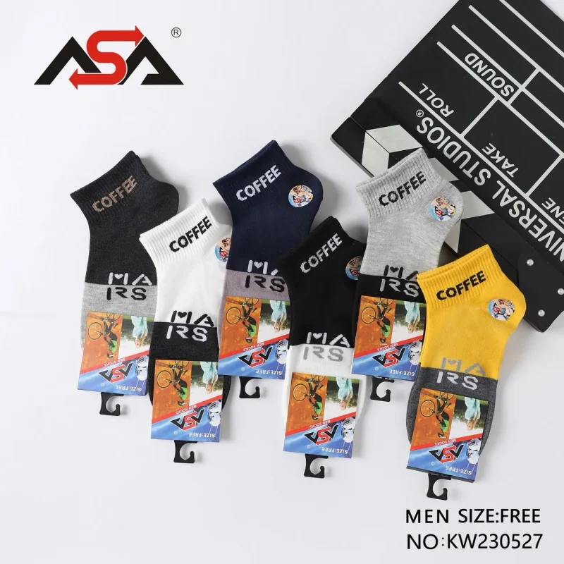 Calcetines  para hombre con diseño de bicicleta-KW230527