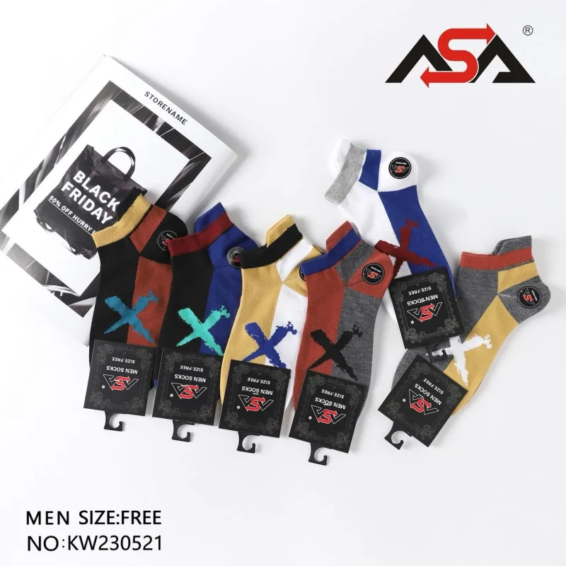 Calcetines cortos con estampado-KW230521