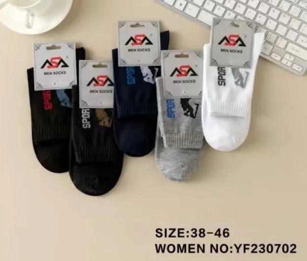 Calcetines de algodón para hombre-YF230702