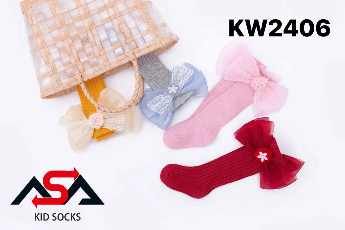 Calcetines con lazo-KW2406