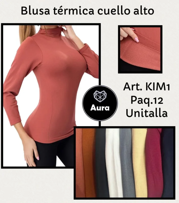 Blusa Termica Cuello Alto-0-KIM1