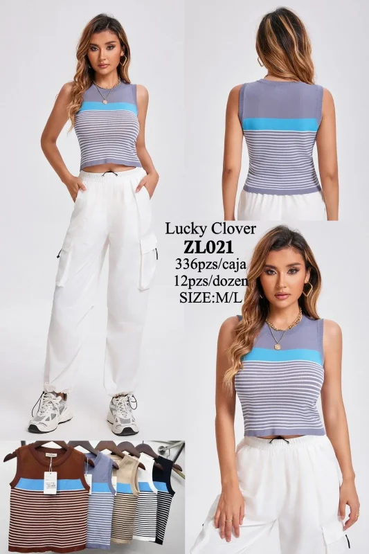 Top Rayado Sin Mangas-1-ZL021