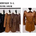 Abrigo tipo gabardina con cuello de borrego sintético-NK99162 - 2