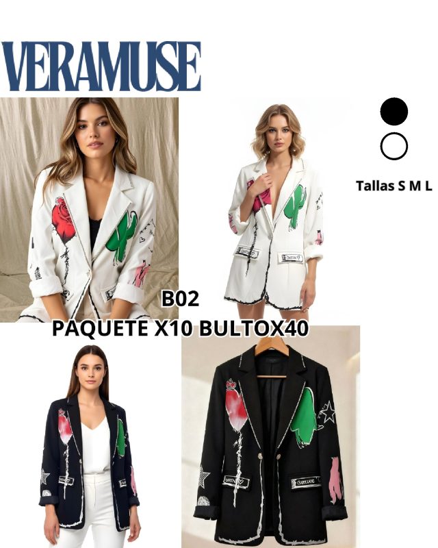Blazer estampado-B02