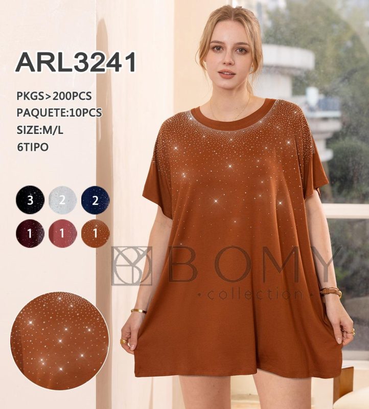 Blusa con brillantes-ARL3241
