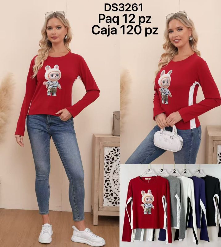 Blusa con estampado-DS3261