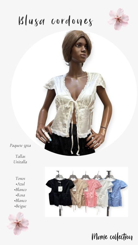 Blusa cordones-32198