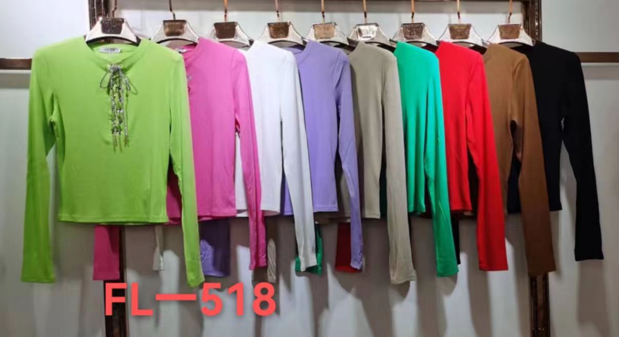 Blusa manga larga-FL518