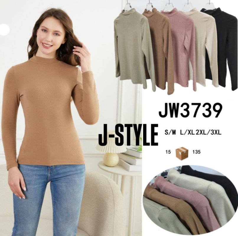 Blusa manga larga J-Style-JW3739