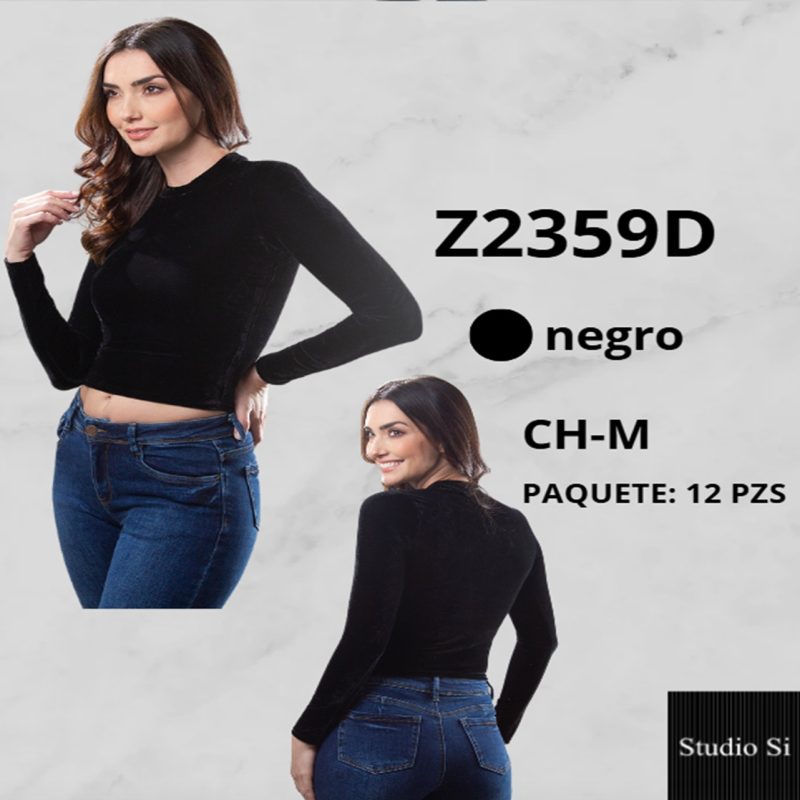 Blusa Manga Larga Mujer-Z2359D