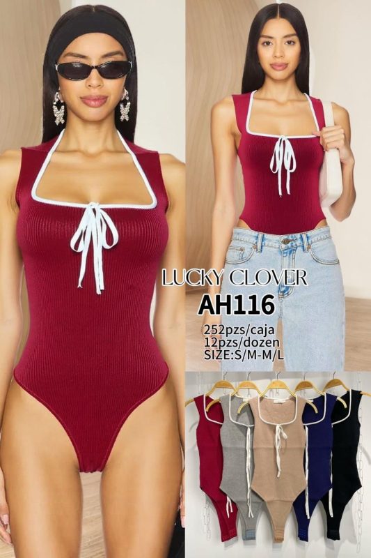 Body con amarre al frente-AH116