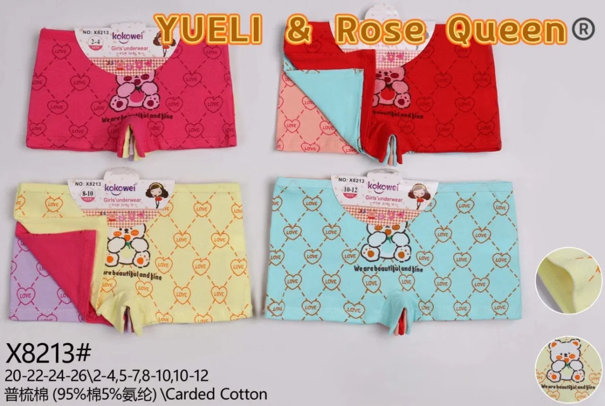 Boxer para niña kokowei YUELI & Rose Queen estampado-X8213