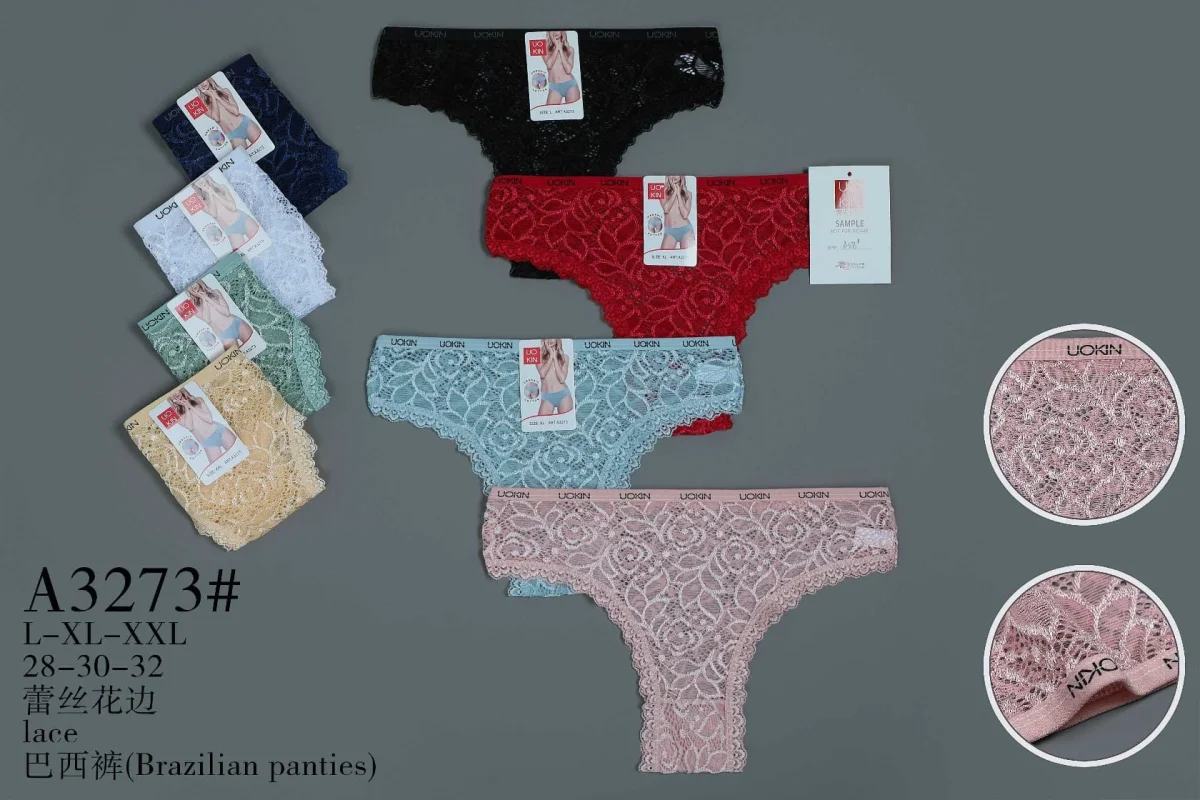 Bragas brasileñas de encaje UOKIN-A3273#