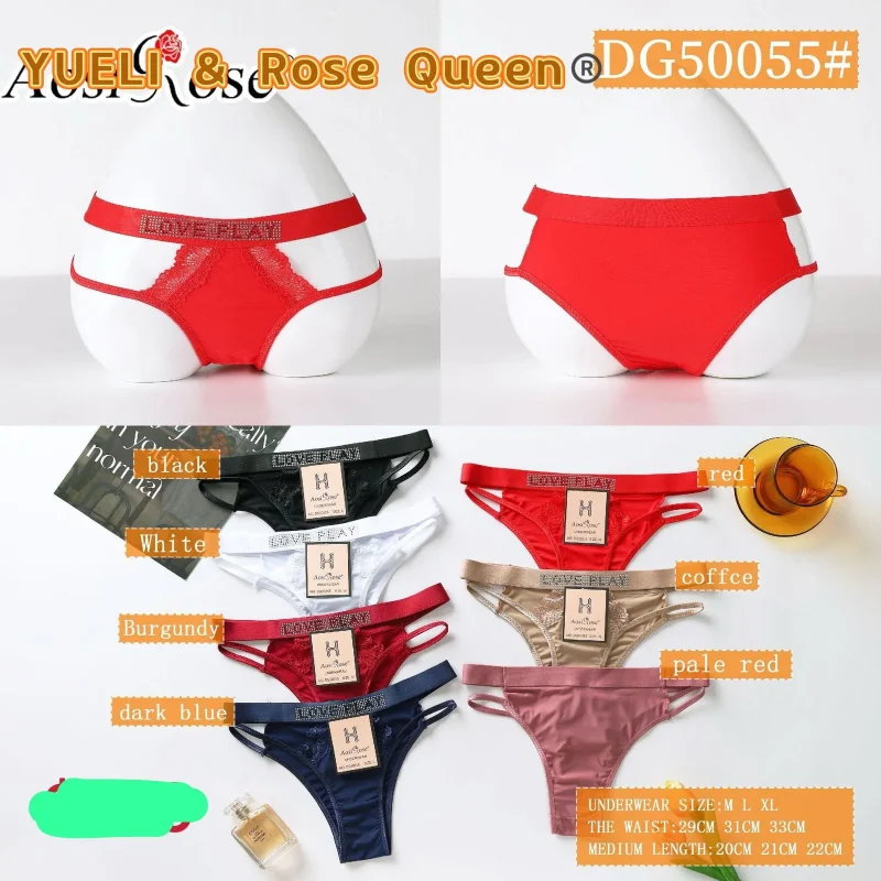 Bragas  con encaje y strass-DG50055