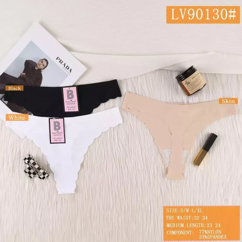 Braguitas con encaje-LV90130