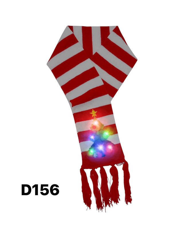 Bufanda Navideña con Luces-D156