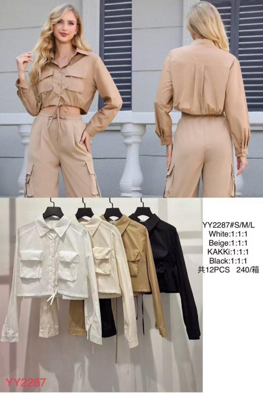 Camisa crop top-YY2287