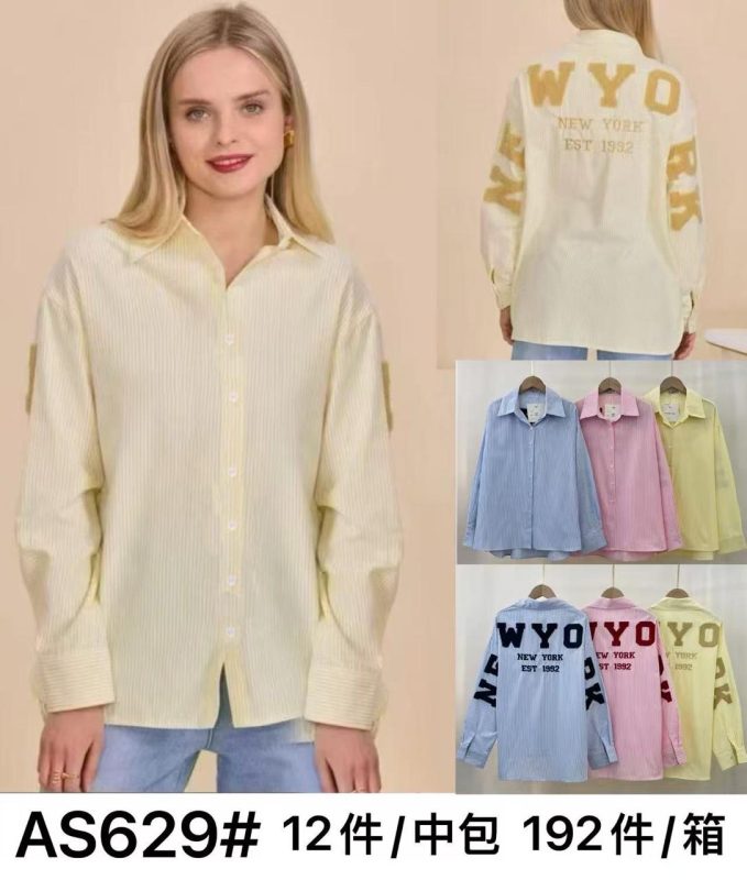 Camisa rayas  estampado WYD-AS629