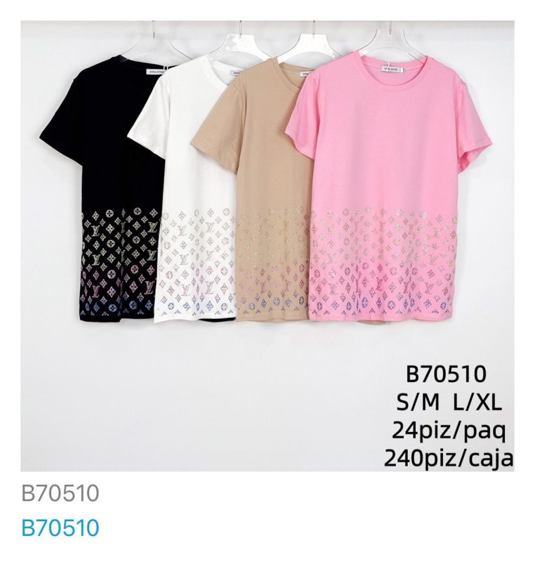 Camiseta con estampado-B70510