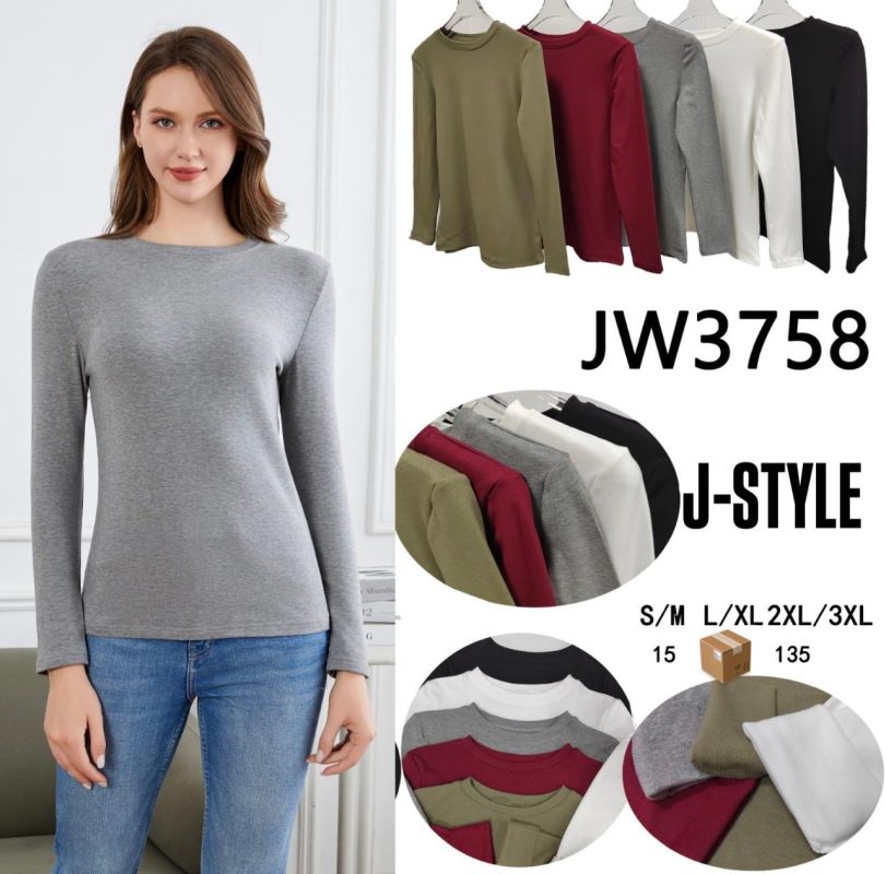 Camiseta de manga larga-JW3758